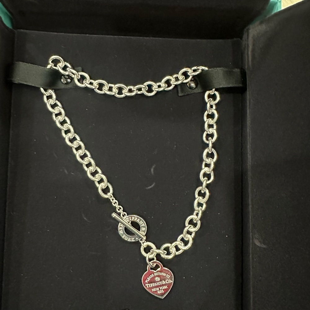 Silver Heart Charm Necklace